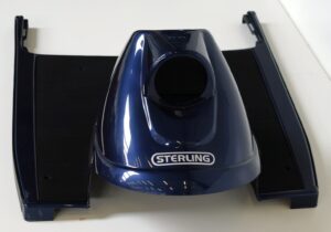 Voetplateau 3 wiel blauw Bec XS (80cm)