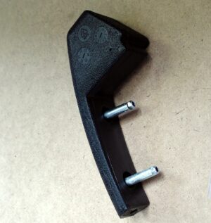 Elite2: Bumper hoek rechts incl. bevestiging