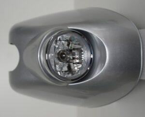 Voorkap Fortress Calypso 3W zilver, excl.koplamp