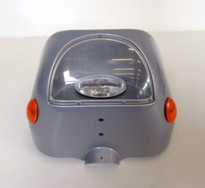 Koplampkap zilvergrijs / zwart Solo TS