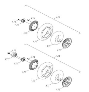 Galaxy Plus;Velg kap (Nr.4.72)