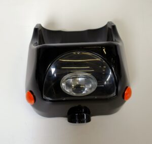 Koplampkap zwart incl. glaasje en ledarmatuur compl. Solo 3