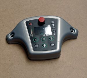 Solo;Dashboardkap bovenzijde zilvergrijs met draagplaat (na