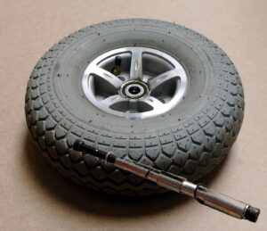 Galaxy II;Voorwiel, compleet grijs, grijze velg