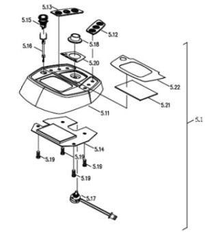 Cockpit Galaxy Plus LCD compleet